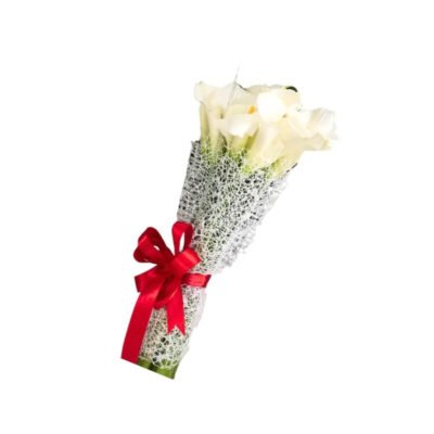 Bouquet de Cartuchos Blancos Premium