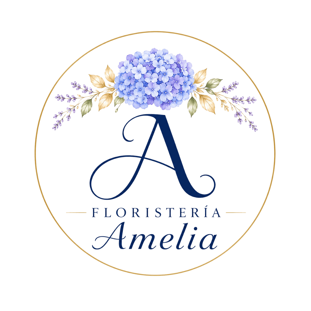 Logotipo oficial de Floristería Amelia en El Salvador